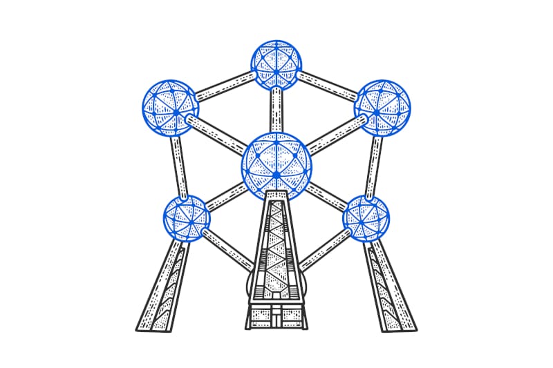 Atomium w Brukseli